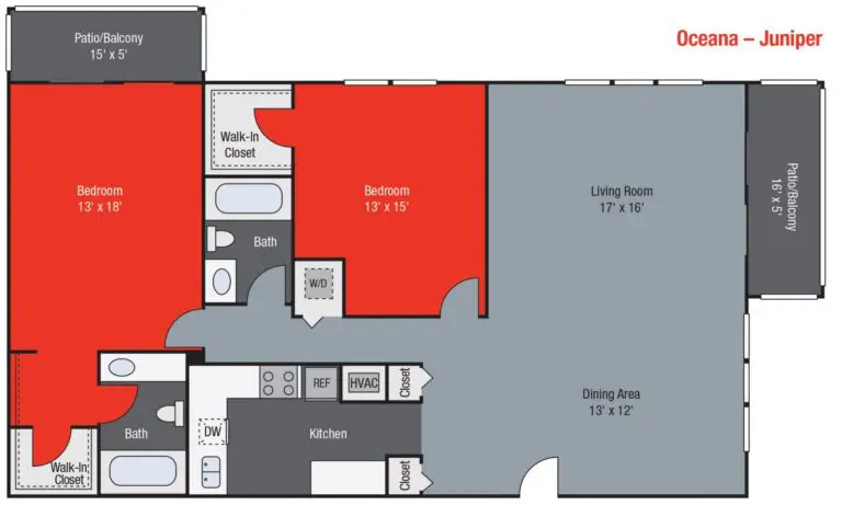 Apartments For Rent TGM Oceana - Juniper ...