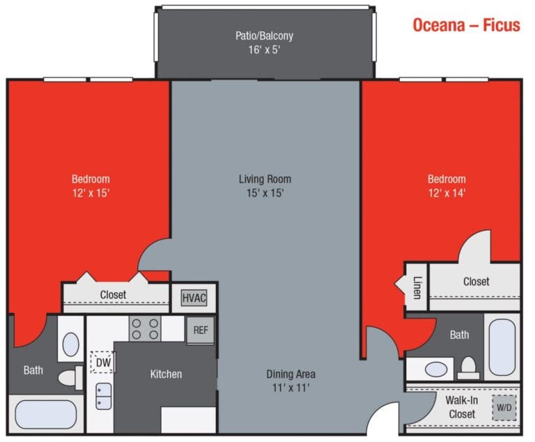 Apartments For Rent TGM Oceana - Ficus ...